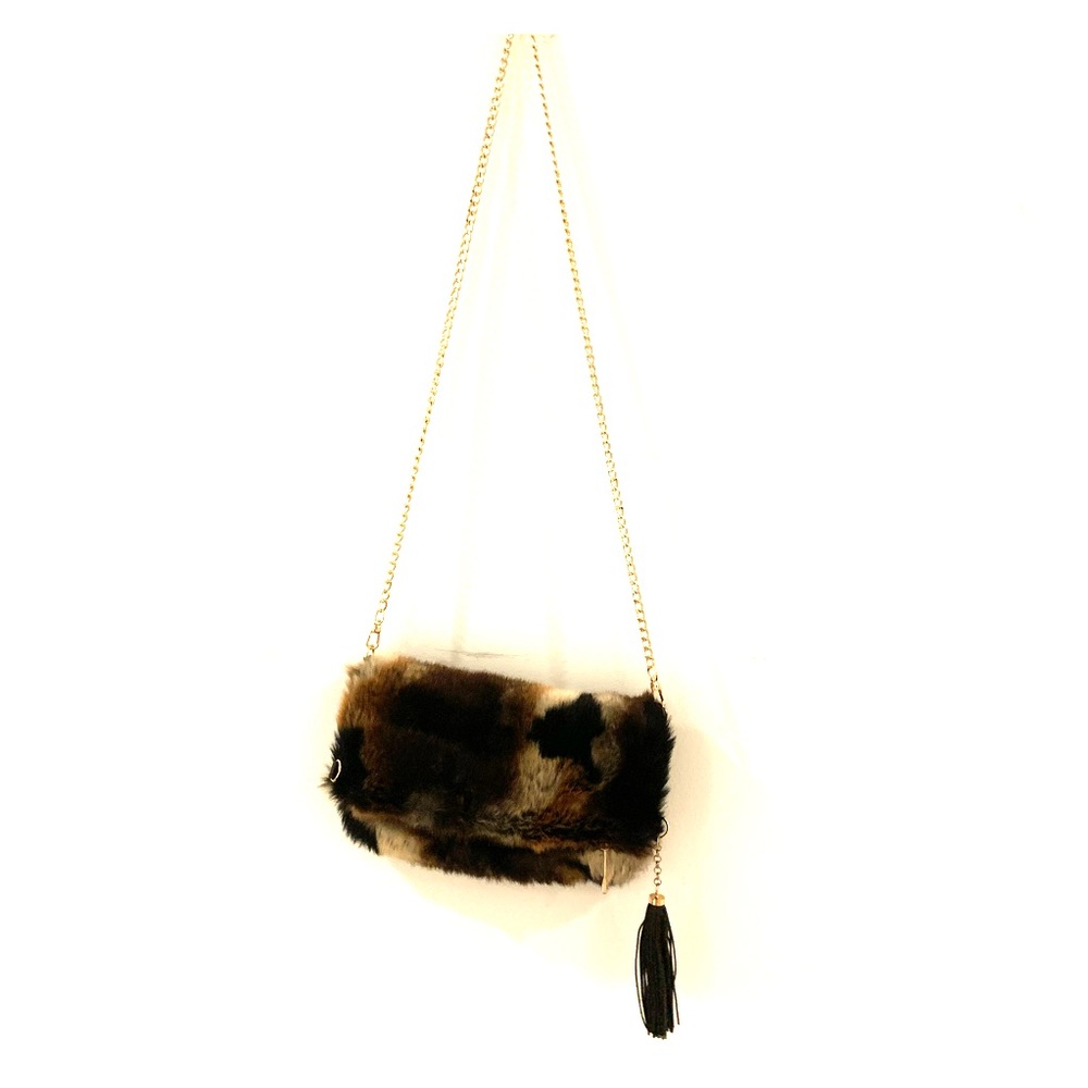 Brand new faux fur purse